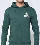 Green-zip-front